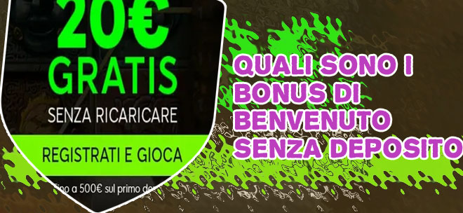 Bonus senza deposito e senza documento