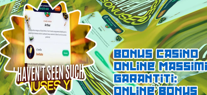 Casino on line con bonus senza deposito