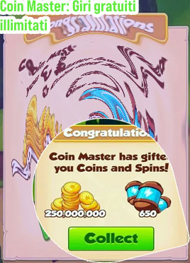 Free spin coin master illimitati
