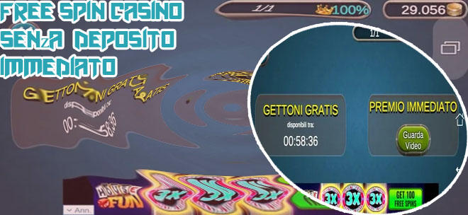 Free spin gratis senza deposito immediato