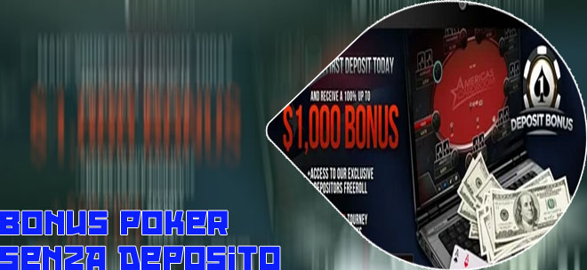 Poker room con bonus senza deposito