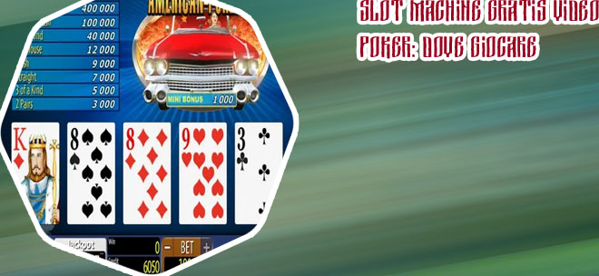 Poker slot gratis