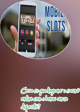 Slot machine online bonus senza deposito